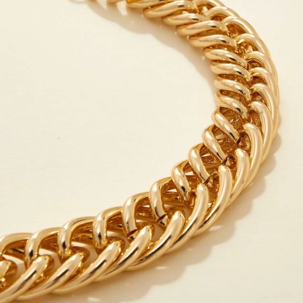 ⚜️𝟯𝟬%𝗢𝗙𝗙 𝗯𝘂𝗻𝗱𝗹𝗲𝘀 𝟯+⚜️ NEW Large Link Chunky Chain Necklace - Picture 5 of 12